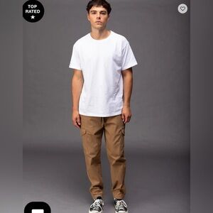 Tilly’s RSQ Twill Cargo Joggers Tapered Ankle Drawstring Men’s Size Medium